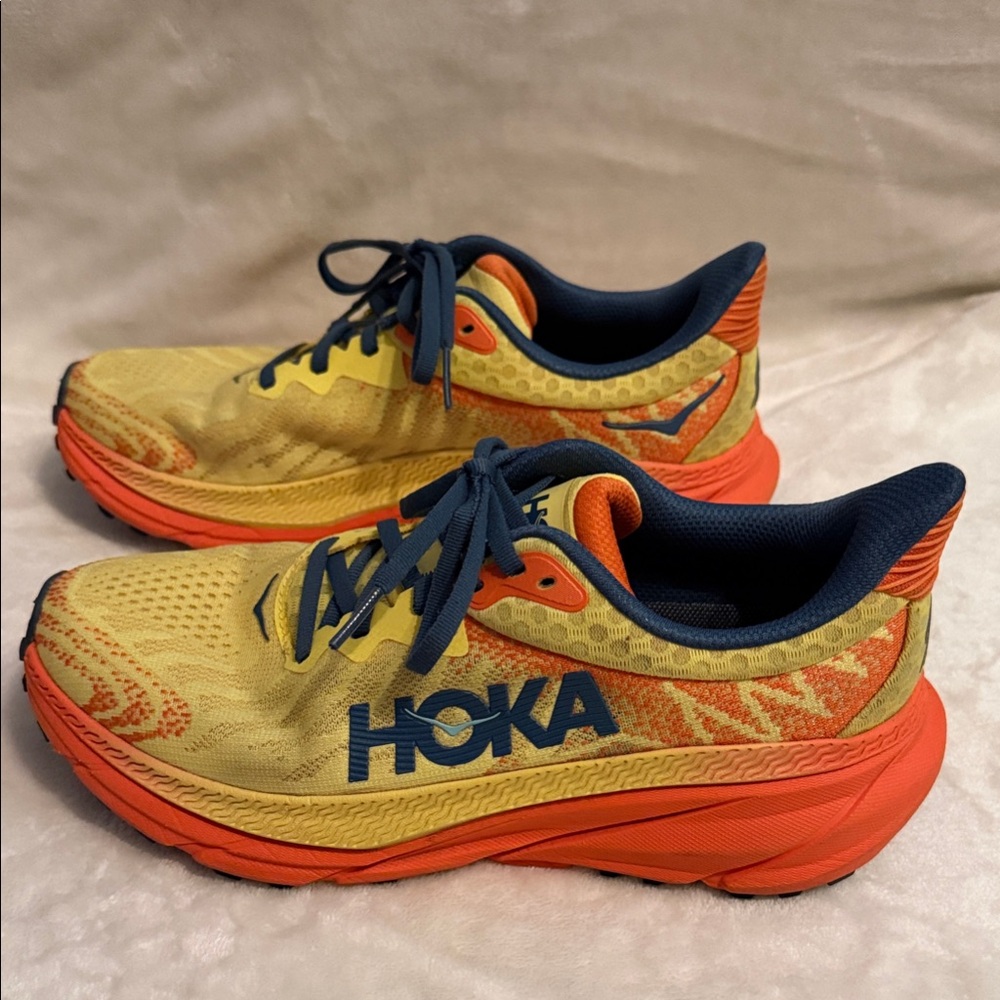 Hoka Athletic Shoes - Yellow and Orange
